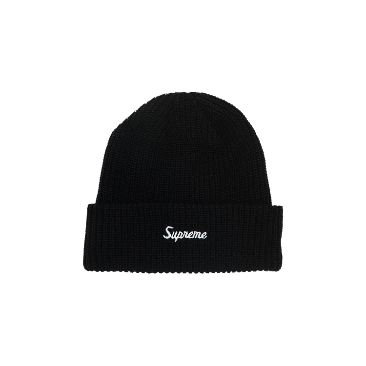 Supreme Loose Gauge Beanie 'Black'