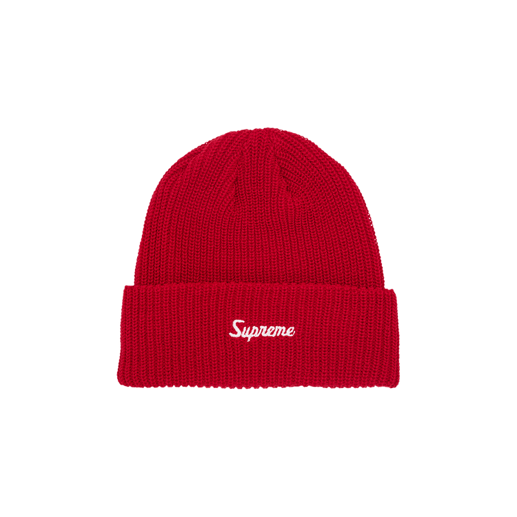 Supreme Loose Gauge Beanie 'Red'