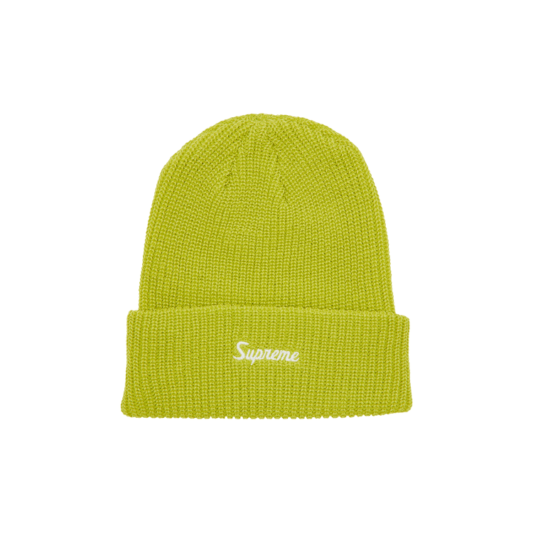 Supreme Loose Gauge Beanie 'Lime'