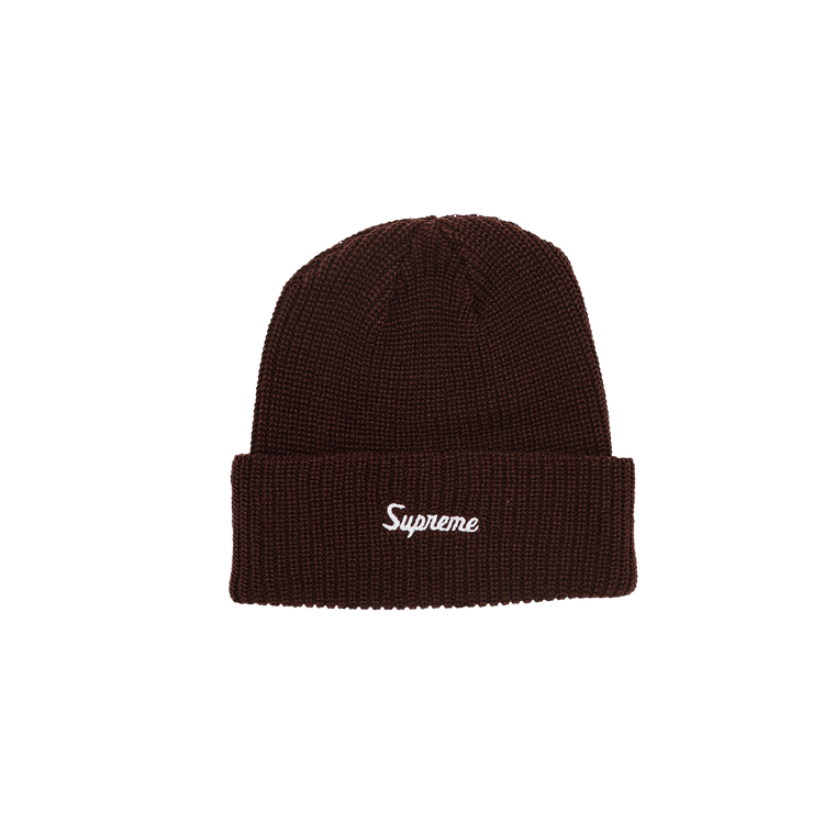 Supreme Loose Gauge Beanie 'Brown'