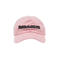 3.PARADIS Dystopia Embroidered Dad Hat 'Pink'