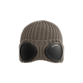 C.P. Company Goggle Beanie 'Walnut'