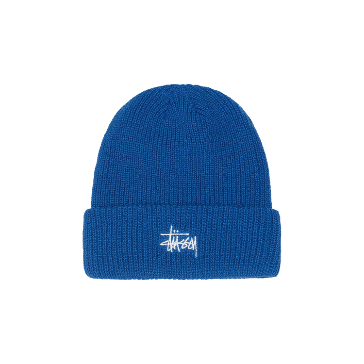 Stussy Basic Cuff Beanie 'Sapphire'