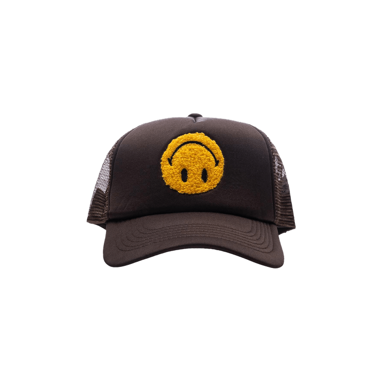 Market Smiley Upside Down Trucker Hat 'Acorn'