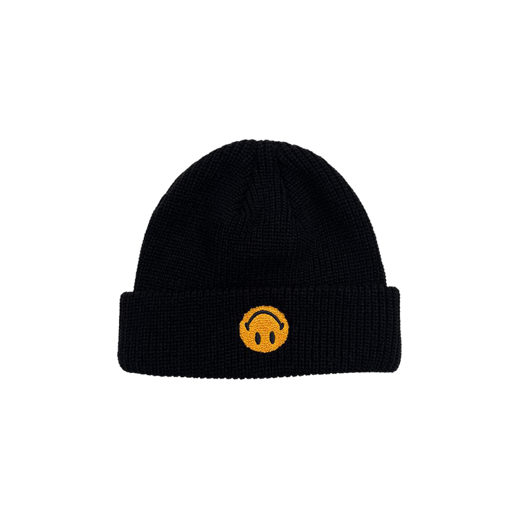Market Smiley Upside Down Beanie 'Black'