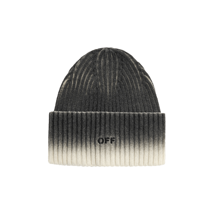 Off-White Off Loose Knit Degrade Beanie 'White/Black'