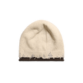 Y's Milano Lamb Damaged Beanie 'Off White'