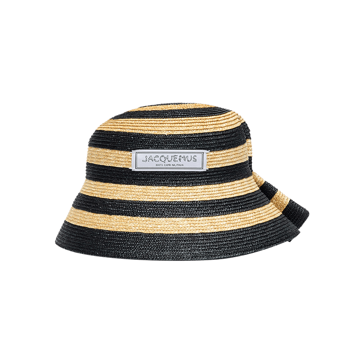 Jacquemus La Chapeau Vela 'Ivory/Black'
