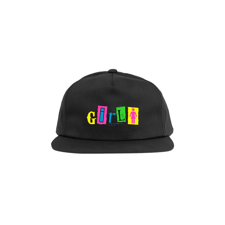Girl Skateboards Out To Lunch 5 Panel Hat 'Black'