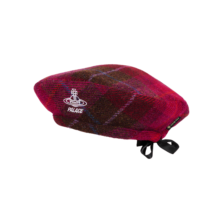 Palace x Vivienne Westwood GORE-TEX Harris Tweed Beret 'Plaid Pink'