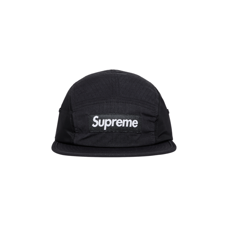 Supreme Waxed Ripstop Camp Cap 'Black'