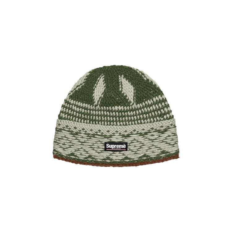 Supreme Diamond Beanie 'Green'