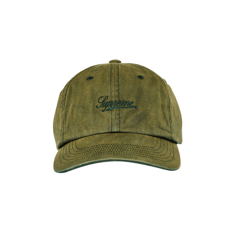 Supreme Bleached Chino 6-Panel 'Green'