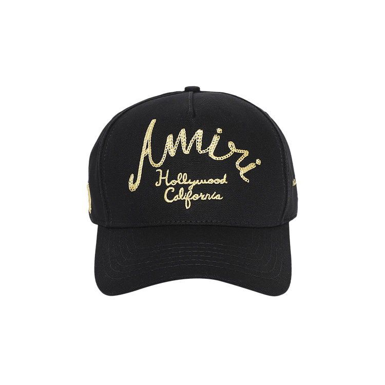 Amiri Hollywood Canvas Hat 'Black'