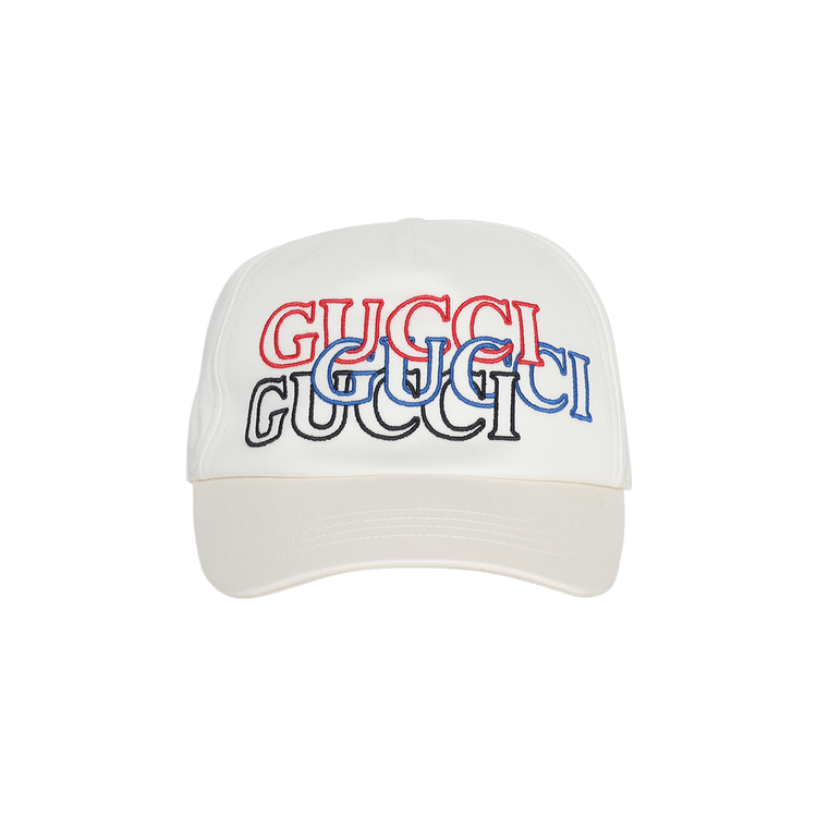 Gucci Baseball Hat 'White/Red/Blue/Black'