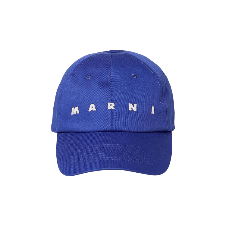Marni Logo Baseball Hat 'Mazarine Blue'