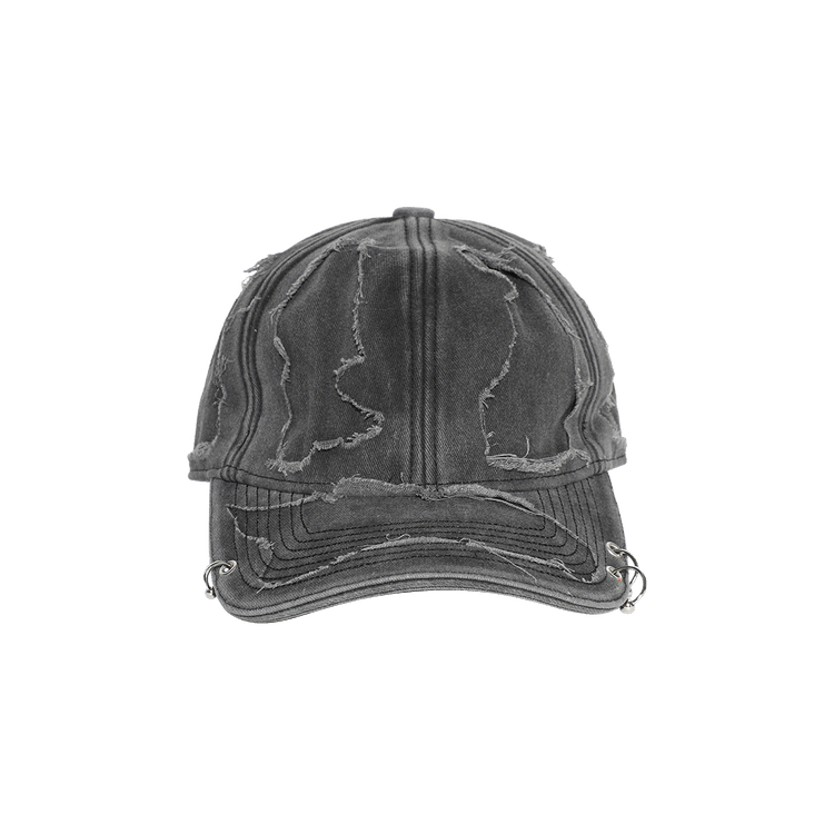 Vetements Fully Distressed Piercing Cap 'Black'