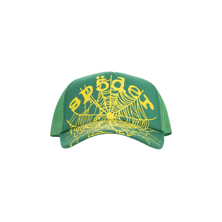 Sp5der OG Web V2 Trucker 'Slime Green'