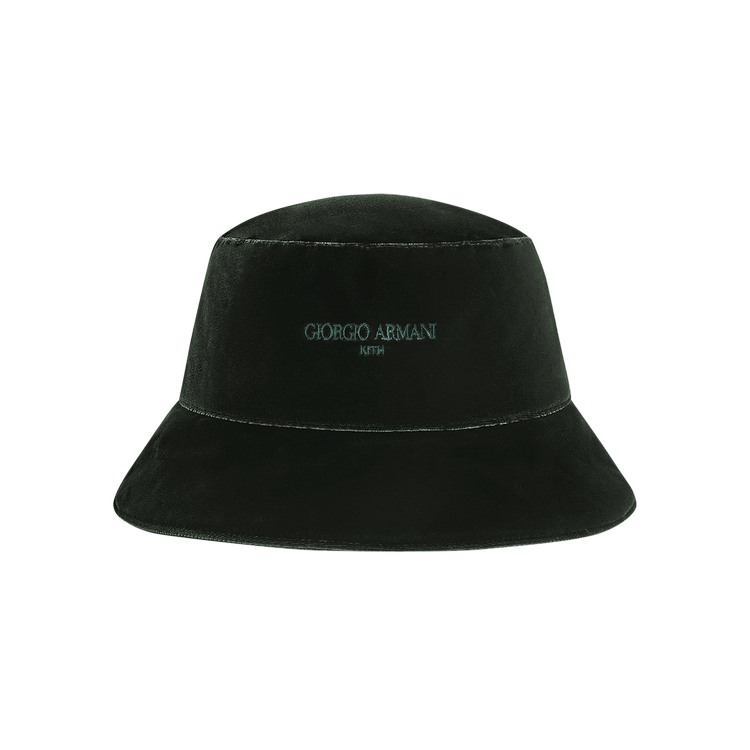 Kith & Giorgio Armani Velour Bucket Hat 'Stadium'
