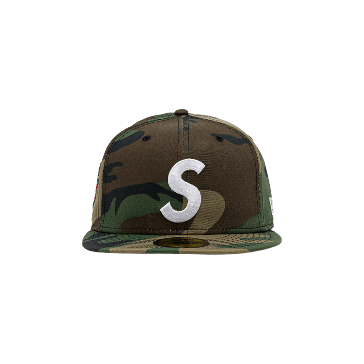 Supreme Screwball S Logo New Era 'Woodland Camo'