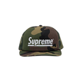 Supreme Underline Mesh Back 5-Panel 'Woodland Camo'