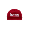 Supreme Underline Mesh Back 5-Panel 'Cardinal'