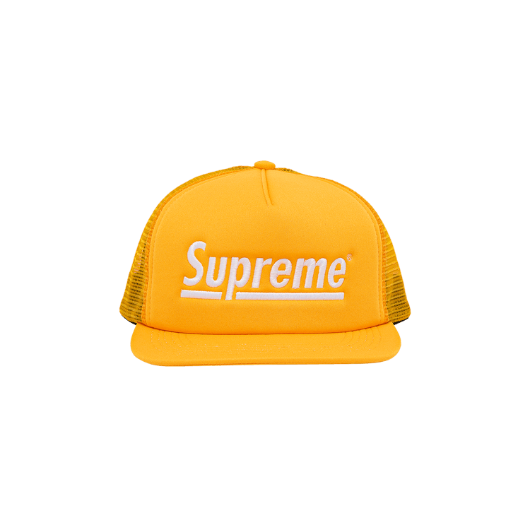 Supreme Underline Mesh Back 5-Panel 'Gold'