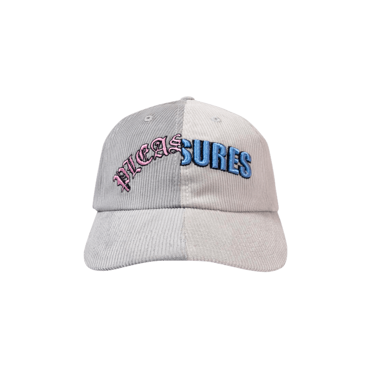 Pleasures Split Corduroy Cap 'Grey'