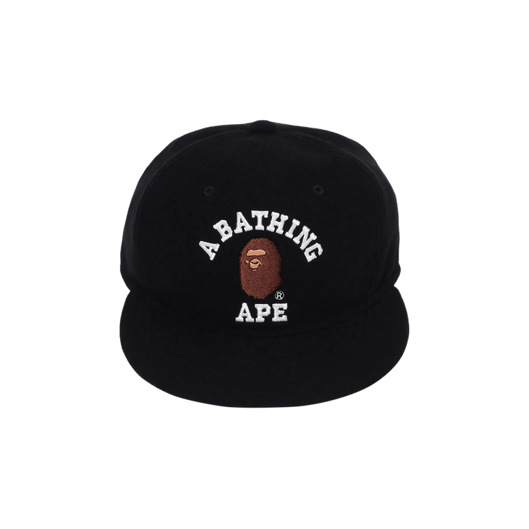 BAPE College Wool Cap 'Black'