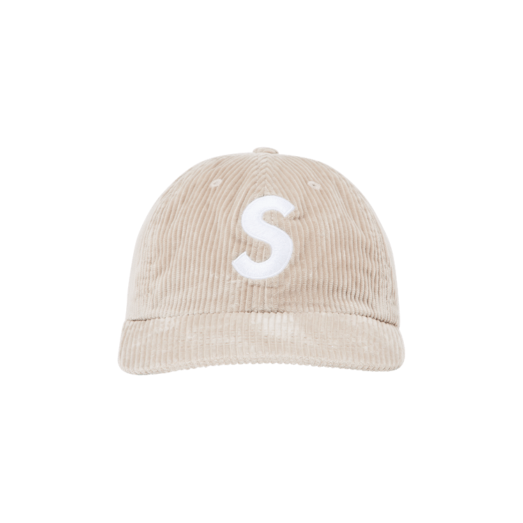 Supreme Corduroy S Logo 6-Panel 'Stone'