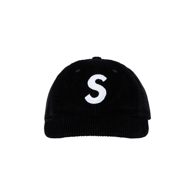 Supreme Corduroy S Logo 6-Panel 'Black'