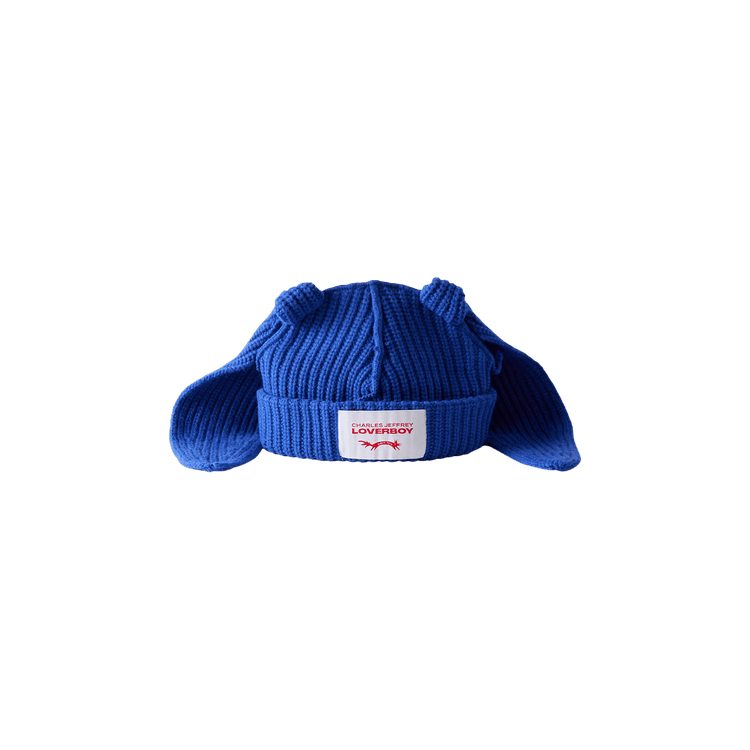Charles Jeffrey Loverboy Chunky Rabbit Beanie 'Blue'