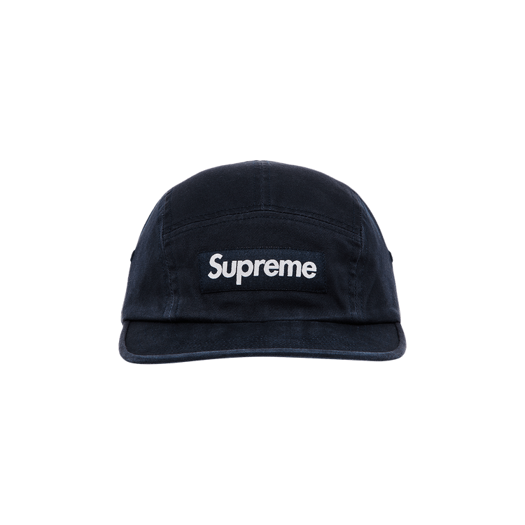 Supreme Washed Chino Twill Camp Cap 'Navy'