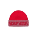 Supreme Reflective Jacquard Beanie 'Red'