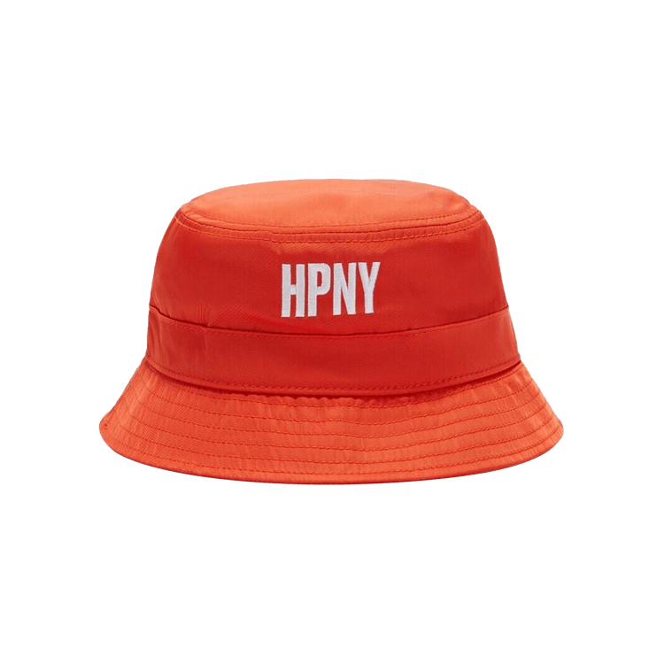 Heron Preston Embroidered Nylon Bucket Hat 'Orange/White'