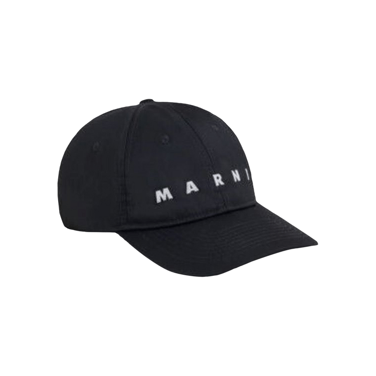 Marni Embroidered Logo Baseball Cap 'Black'