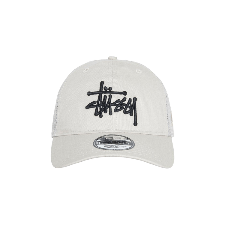Stussy New Era 9TWENTY Basic Trucker 'Stone'