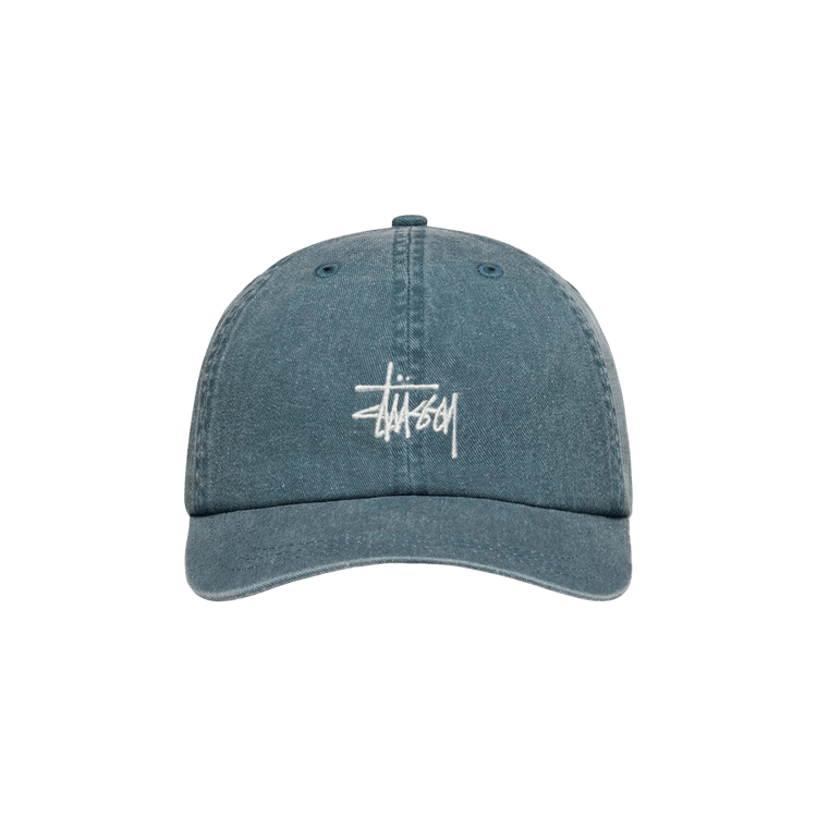 Stussy Low Pro Basic Washed Strapback 'Lagoon'