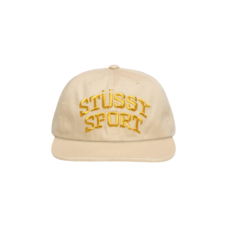 Stussy Mid Depth Sport Snapback 'Natural/Gold'