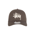 Stussy New Era 9TWENTY Basic Strapback 'Brown'