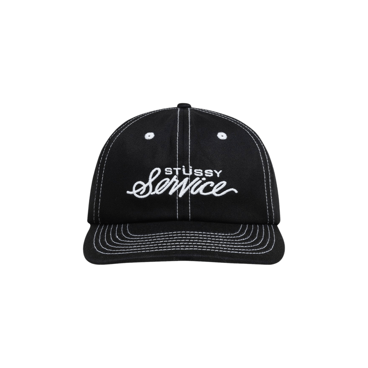 Stussy Mid Depth Service Strapback 'Black'
