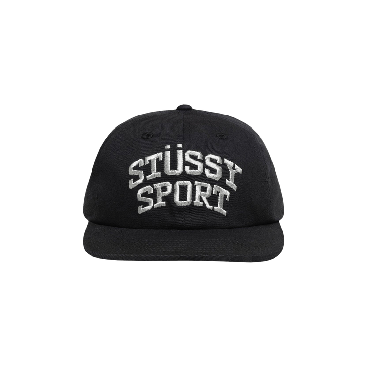 Stussy Mid Depth Sport Snapback 'Black/Metallic'