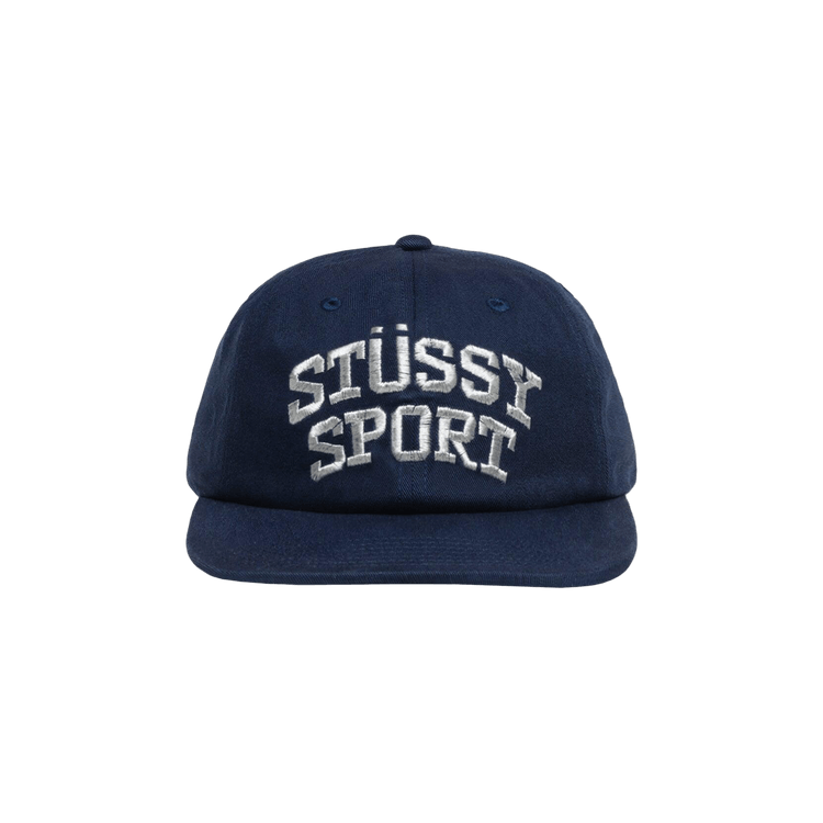 Stussy Mid Depth Sport Snapback 'Navy/Metallic'