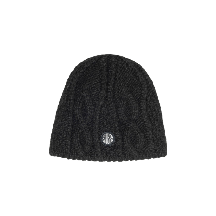 Stussy Cable Knit Skullcap 'Black'