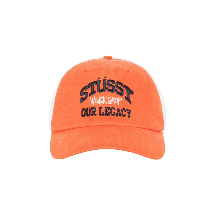 Stussy x Our Legacy Work Shop Low Profile Trucker Cap 'Fire'