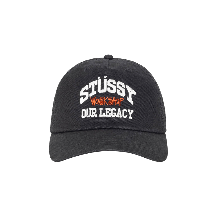 Stussy x Our Legacy Work Shop Low Profile Trucker Cap 'Black'