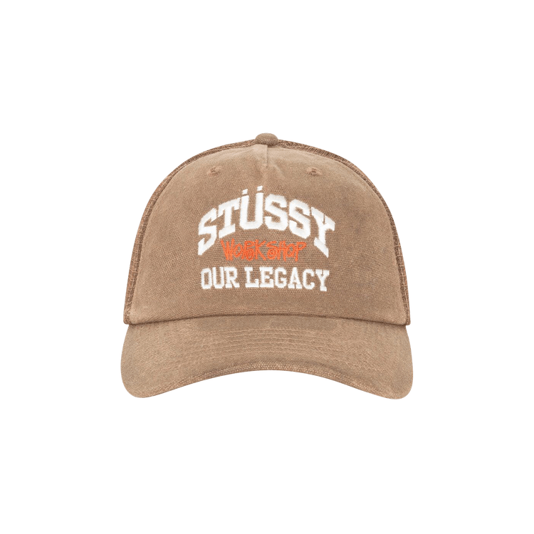 Stussy x Our Legacy Work Shop Low Profile Trucker Cap 'Brown'