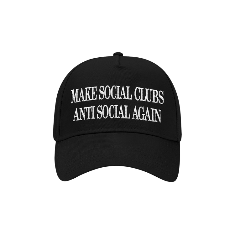 Anti Social Social Club Double Hater Cap 'Black'