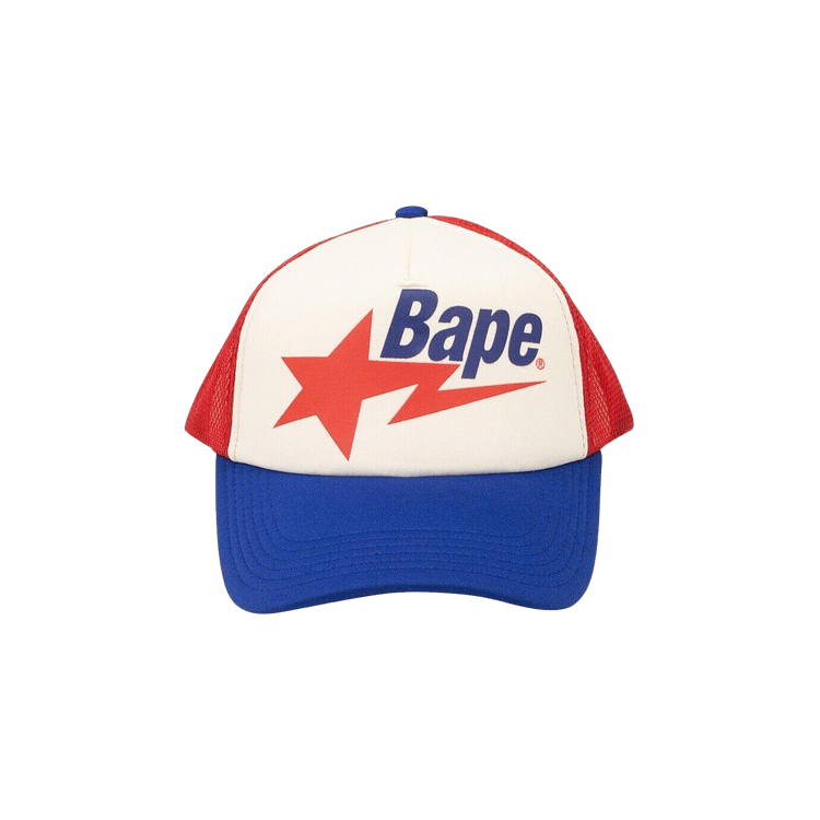 BAPE Sta Mesh Cap 'Red/Blue'