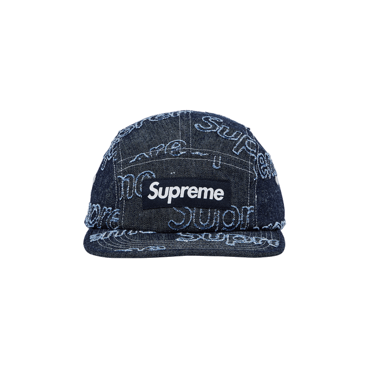 Supreme Lasered Denim Cap 'Navy'